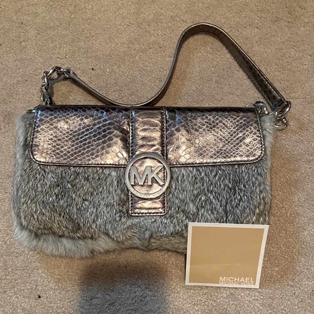 MK rare fur bag
